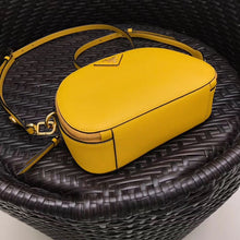 Load image into Gallery viewer, Prada Odette Yellow Saffiano Leather Bag
