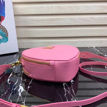 Load image into Gallery viewer, Prada Odette Heart Bag In Pink Saffiano Leather
