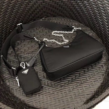 Load image into Gallery viewer, Prada Re-Edition 2005 Shoulder Bag In Black Nylon
