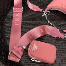 Load image into Gallery viewer, Prada Re-Edition 2005 Shoulder Bag In Pink Nylon
