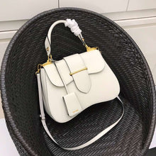 Load image into Gallery viewer, Prada White Large Sidonie Saffiano Leather Bag
