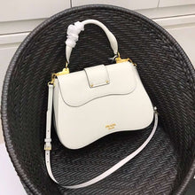 Load image into Gallery viewer, Prada White Large Sidonie Saffiano Leather Bag
