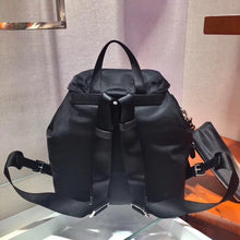 Load image into Gallery viewer, Prada Black Nylon Backpack With Clutch
