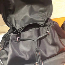 Load image into Gallery viewer, Prada Black Nylon Backpack With Clutch
