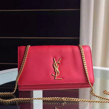 Load image into Gallery viewer, Yves Saint Laurent Medium Monogram Satchel In Red Leather
