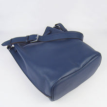 Load image into Gallery viewer, Hermes Nappa Leather Shoulder Bag H2804 dark blue Silver
