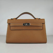 Load image into Gallery viewer, Hermes Kelly 22cm handbag H008 light coffee
