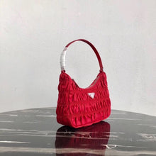 Load image into Gallery viewer, Prada Hobo Mini Bag In Red Nylon
