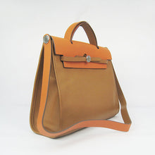 Load image into Gallery viewer, Hermes Herbag 60667 2way Cow Leather Coffee
