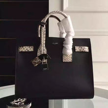Load image into Gallery viewer, Yves Saint Laurent Small Sac De Jour Bag With Python Trim

