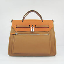 Load image into Gallery viewer, Hermes Herbag 60667 2way Cow Leather Coffee
