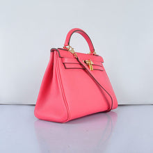 Load image into Gallery viewer, Hermes Kelly 32cm Togo Leather Handbag 6108 Lip Pink Golden

