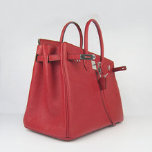 Load image into Gallery viewer, Hermes Birkin 35CM Togo Leather Handbags 6099 red silver
