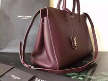 Load image into Gallery viewer, Yves Saint Laurent Medium Rive Gauche Bag In Burgundy Leather
