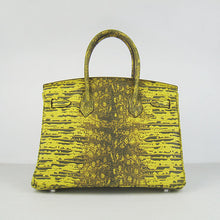 Load image into Gallery viewer, Hermes Birkin 6088 Ladies Lizard Leather Yellow Bag
