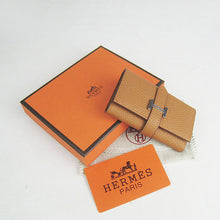 Load image into Gallery viewer, Hermes Wallet H022 Ladies Cow Leather Coffee
