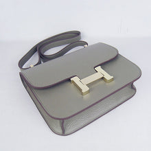 Load image into Gallery viewer, Hermes Constance Cowskin Leather Bag H017 Khaki golden
