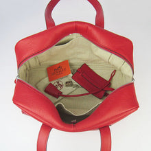 Load image into Gallery viewer, Hermes Togo leather handbag H2802 red
