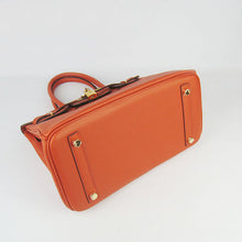 Load image into Gallery viewer, Hermes Birkin 30cm Togo Leather Handbags Orange Golden

