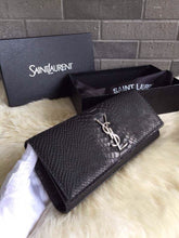 Load image into Gallery viewer, Yves Saint Laurent Python Classic Monogramme Clutch

