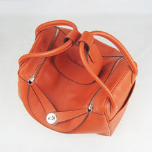 Load image into Gallery viewer, Hermes Lindy 34cm handbag 6208 orange Silver
