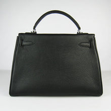 Load image into Gallery viewer, Hermes Kelly 32cm Togo Leather Handbag 6108 Black Silver
