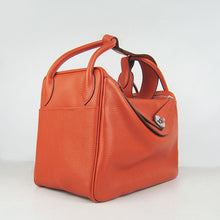 Load image into Gallery viewer, Hermes Lindy 34cm handbag 6208 orange Silver
