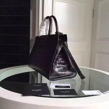 Load image into Gallery viewer, Yves Saint Laurent Medium Rive Gauche Bag In Black Crocodile Leather
