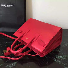 Load image into Gallery viewer, Yves Saint Laurent Small Sac De Jour Bag In Red Leather
