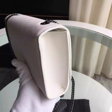 Load image into Gallery viewer, Yves Saint Laurent Medium Monogram Satchel In White Grain Leather
