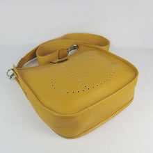 Load image into Gallery viewer, Hermes Evelyne I handbag H6309 yellow silver
