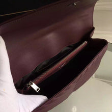 Load image into Gallery viewer, Yves Saint Laurent Large Monogram College Bag in Burgundy Goatskin
