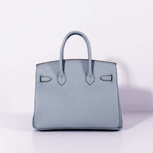 Load image into Gallery viewer, Hermes 30cm Birkin Bag Togo Leather With Strap Blue Lin Gold
