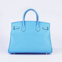 Load image into Gallery viewer, Hermes Birkin 30cm Togo Leather Handbags Light Blue Golden
