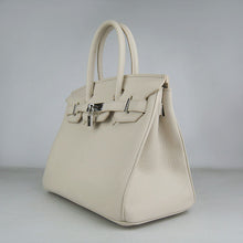Load image into Gallery viewer, Hermes Birkin 30cm Togo leather Handbags beige silver

