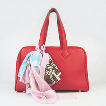 Load image into Gallery viewer, Hermes Togo leather handbag H2802 red
