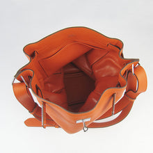 Load image into Gallery viewer, Hermes Nappa Leather Shoulder Bag H2804 orange Silver
