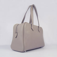 Load image into Gallery viewer, Hermes Togo leather handbag H2802 grey
