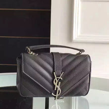 Load image into Gallery viewer, Yves Saint Laurent Baby Monogram Chain Bag In Anthracite Goatskin
