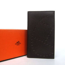 Load image into Gallery viewer, Hermes Wallet H2007 Ladies Cow Leather Coffee
