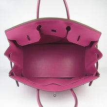 Load image into Gallery viewer, Hermes Birkin 35cm Togo Leather Handbags 6099 Peach Silver
