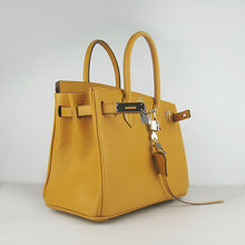 Load image into Gallery viewer, Hermes Birkin 30cm Togo Leather Handbags Yellow Silver
