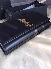 Load image into Gallery viewer, Yves Saint Laurent Black Classic Monogramme Clutch Bag
