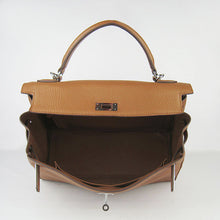 Load image into Gallery viewer, Hermes Kelly 32cm Togo Leather 6108 Light Coffee Silver
