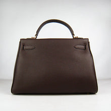 Load image into Gallery viewer, Hermes Kelly 32cm Togo Leather 6108 Dark Coffee Golden
