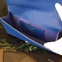 Load image into Gallery viewer, Yves Saint Laurent Blue Classic Monogramme Clutch
