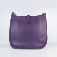 Load image into Gallery viewer, Hermes Evelyne I handbag H6309 purple silver
