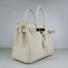 Load image into Gallery viewer, Hermes Birkin 30cm Togo leather Handbags beige silver
