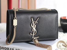 Load image into Gallery viewer, Yves Saint Laurent Mini Monogramme Bag In Original Leather Black
