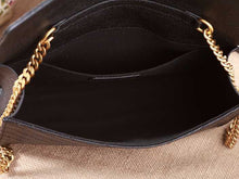 Load image into Gallery viewer, Yves Saint Laurent Small Monogramme Satchel Black Grain Textured Matelasse Leather
